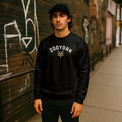 ZOO YORK STANDARD CREW SWEAT BLACK