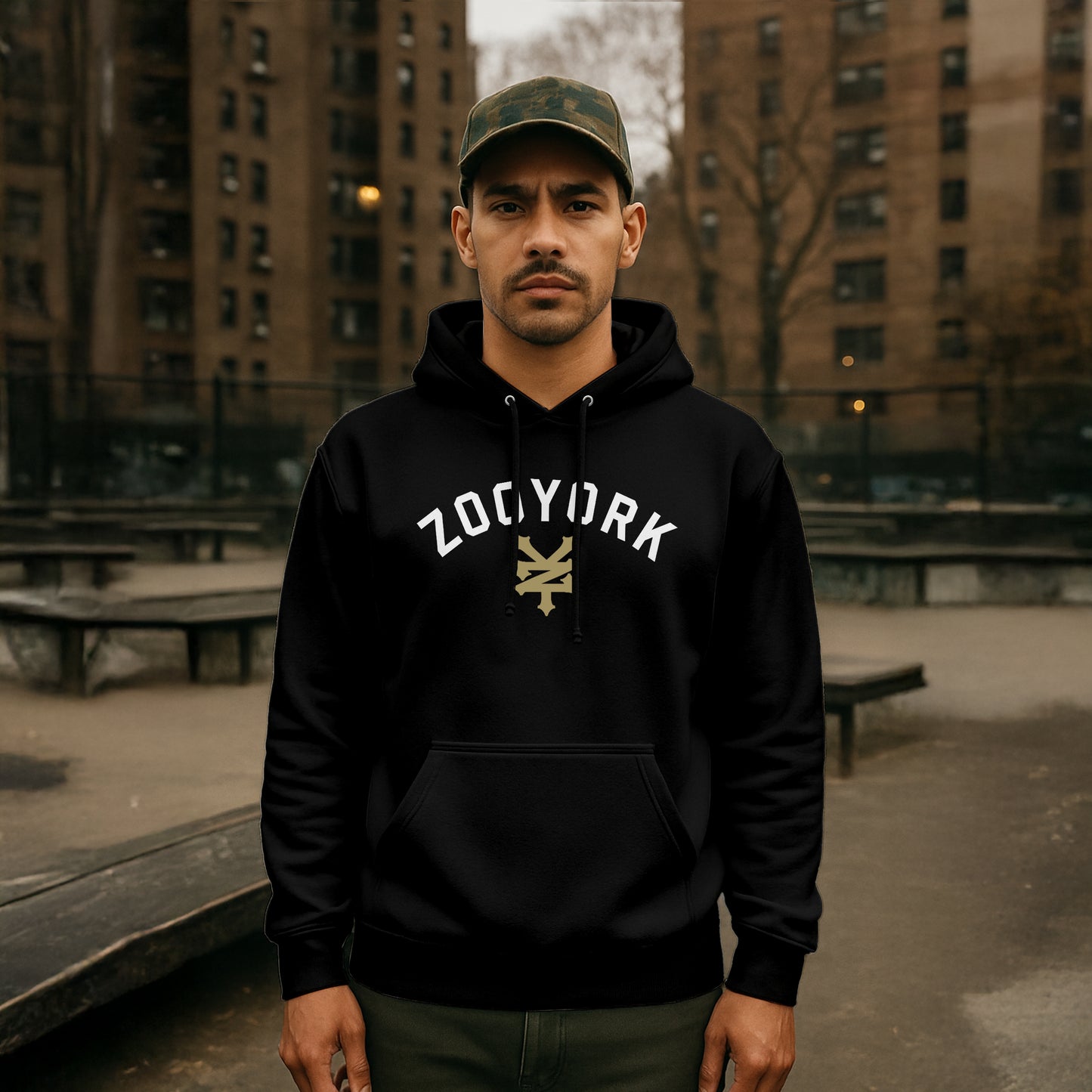 ZOO YORK STANDARD HOODIE BLACK