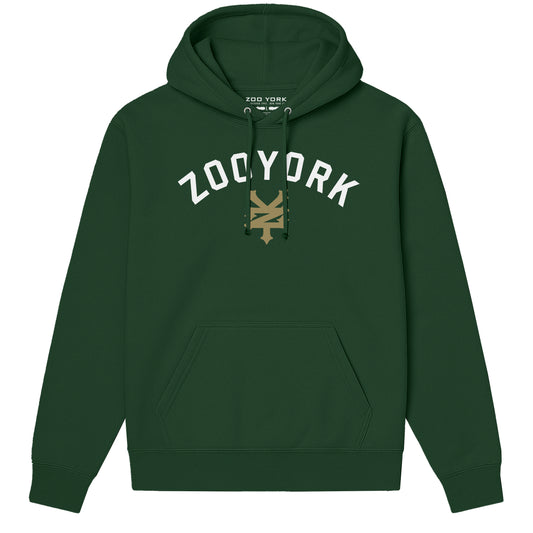 ZOO YORK STANDARD HOODIE LITE BOTTLE GREEN