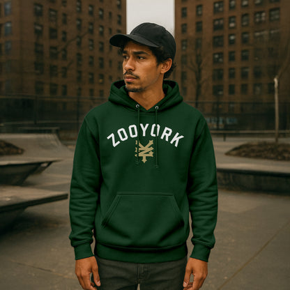 ZOO YORK STANDARD HOODIE LITE BOTTLE GREEN