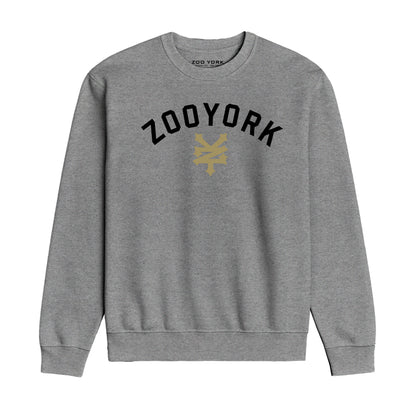 ZOO YORK STANDARD CREW SWEAT HEATHER GREY