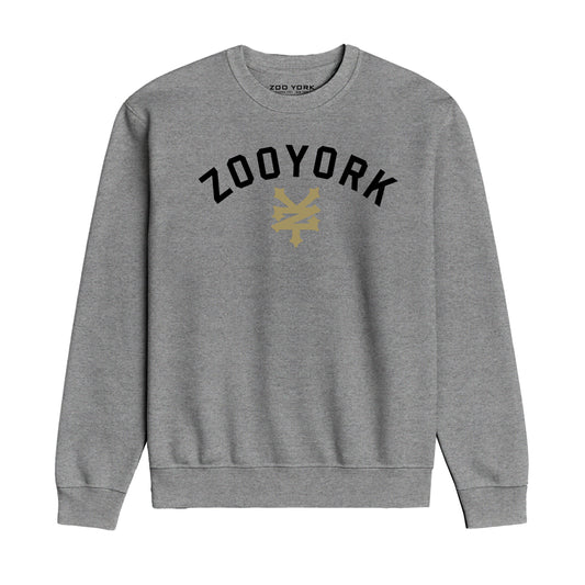 ZOO YORK STANDARD CREW SWEAT HEATHER GREY
