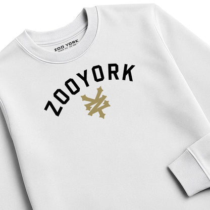 ZOO YORK STANDARD CREW SWEAT LITE WHITE