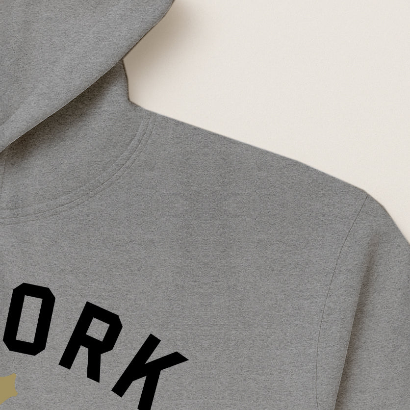 ZOO YORK STANDARD HOODIE HEATHER GREY