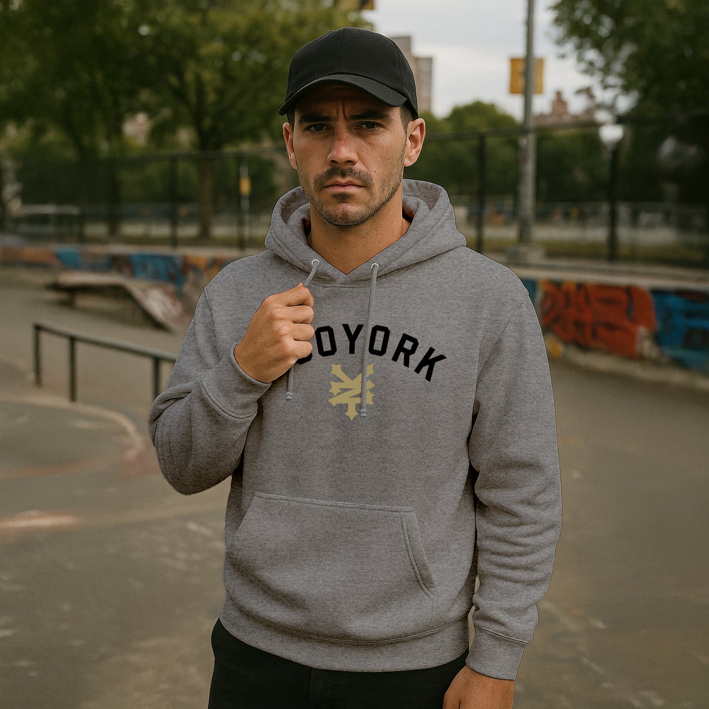 ZOO YORK STANDARD HOODIE HEATHER GREY
