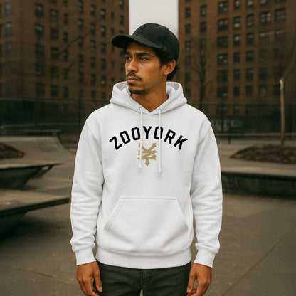 ZOO YORK STANDARD HOODIE LITE WHITE