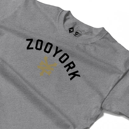 Zoo York Standard Long Sleeve T-Shirt Heather Grey - detail