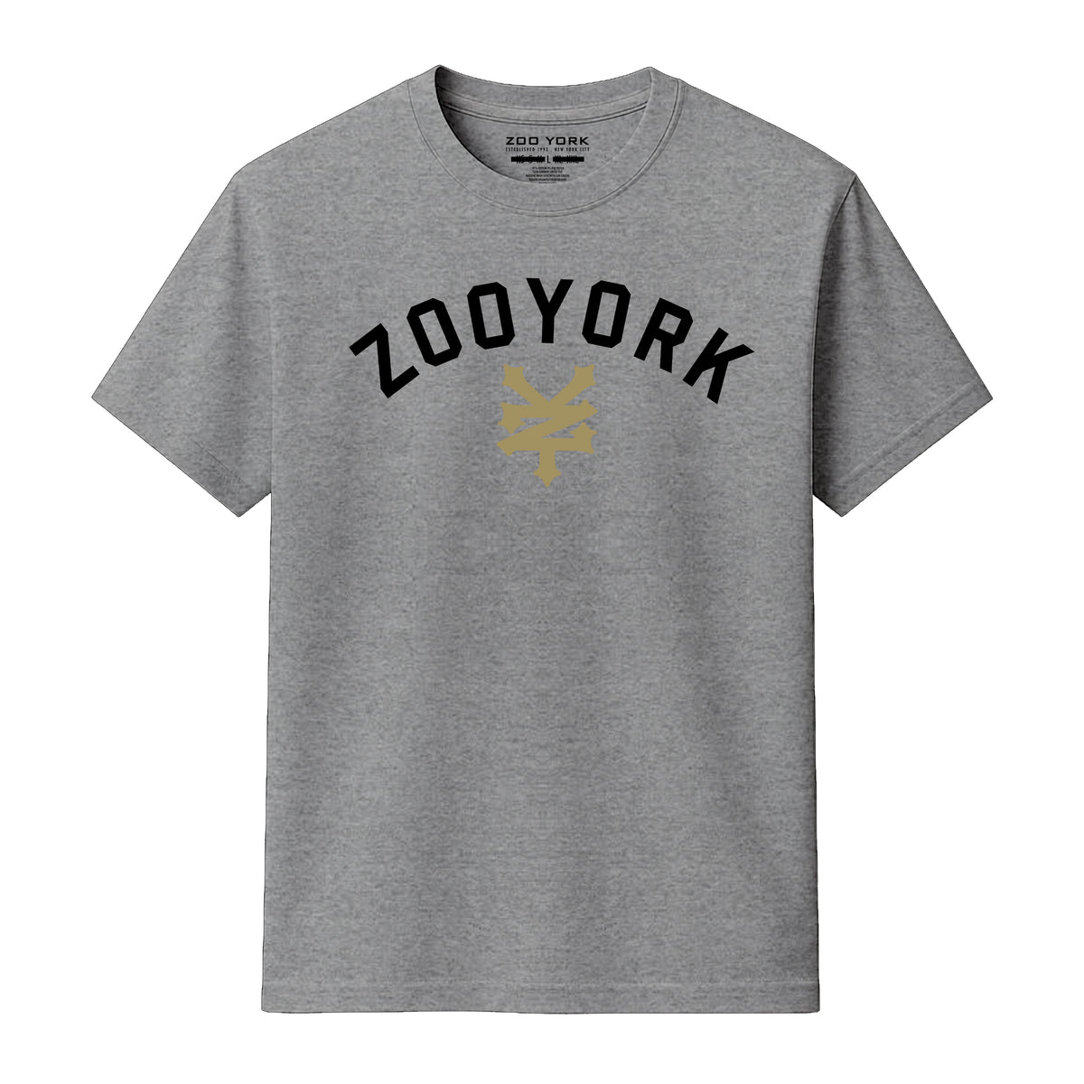 Zoo York Standard T-Shirt Heather Grey - front