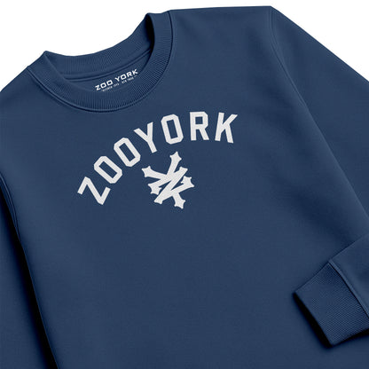 ZOO YORK STANDARD CREW SWEAT LITE AIRFORCE BLUE