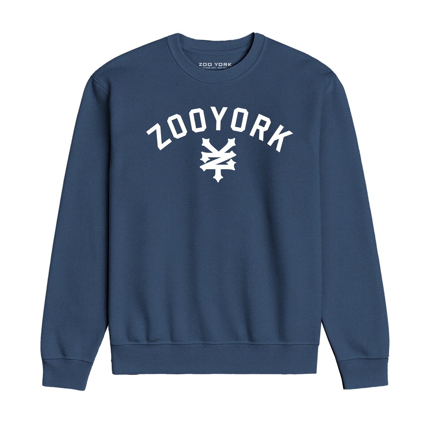 ZOO YORK STANDARD CREW SWEAT LITE AIRFORCE BLUE