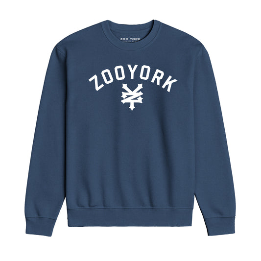 ZOO YORK STANDARD CREW SWEAT LITE AIRFORCE BLUE