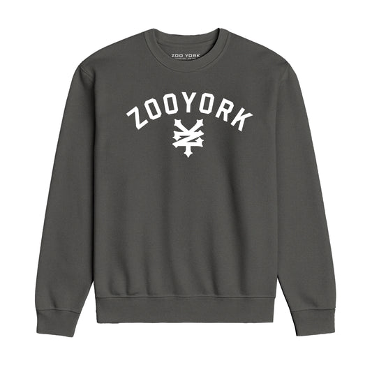 ZOO YORK STANDARD CREW SWEAT CHARCOAL