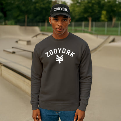 ZOO YORK STANDARD CREW SWEAT CHARCOAL