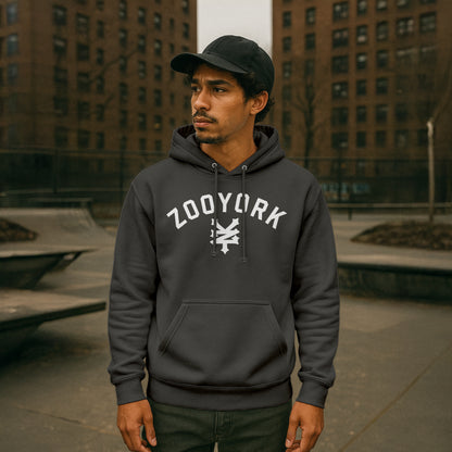 ZOO YORK STANDARD HOODIE CHARCOAL