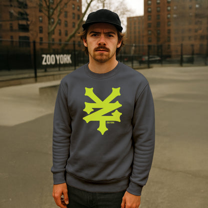 Zoo York Crackerjack Crew Sweat Charcoal
