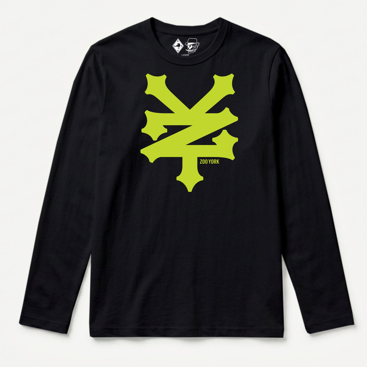 Zoo York Crackerjack Long Sleeve T-Shirt Black - front