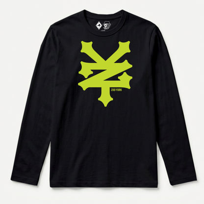 Zoo York Crackerjack Long Sleeve T-Shirt Black - front