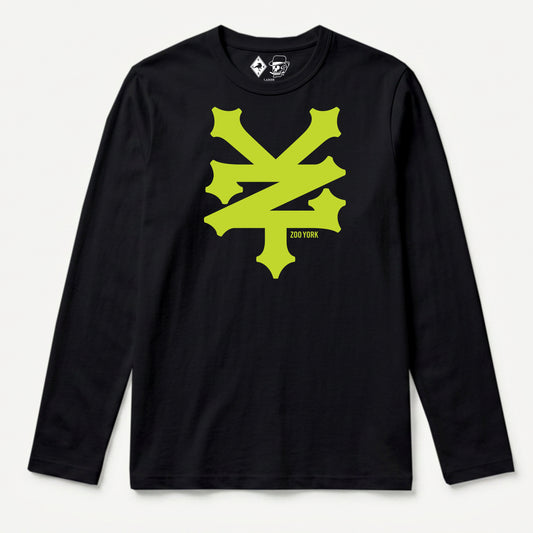 Zoo York Crackerjack Long Sleeve T-Shirt Black - front