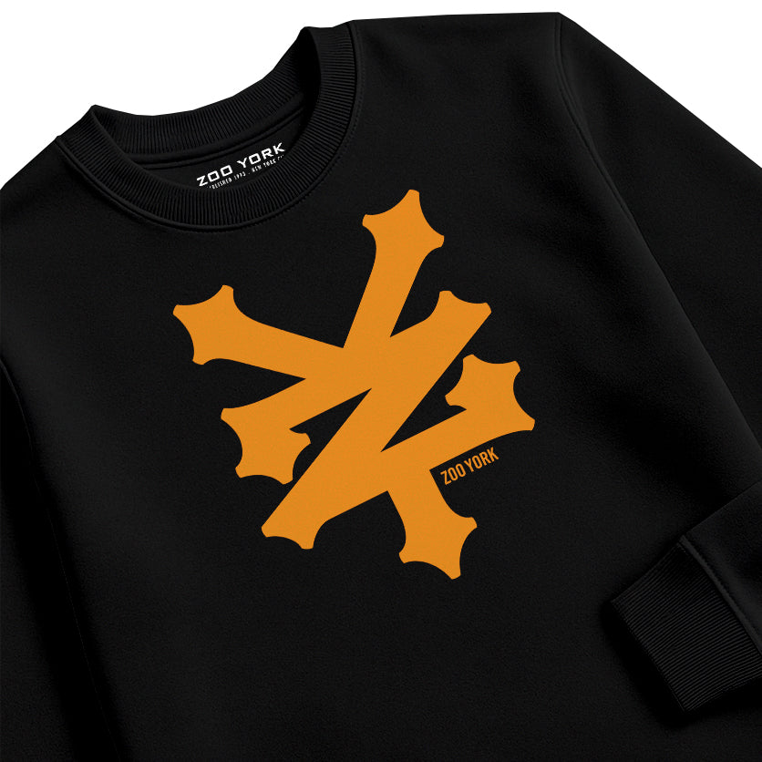 ZOO YORK CRACKERJACK CREW SWEAT BLACK