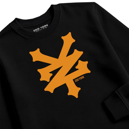 ZOO YORK CRACKERJACK CREW SWEAT BLACK