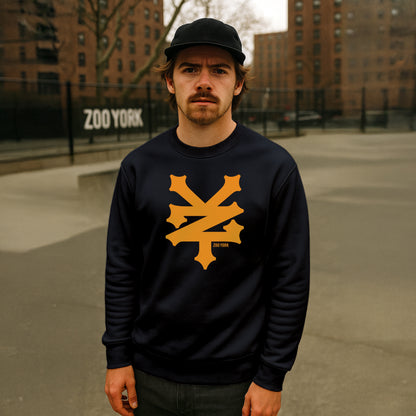 ZOO YORK CRACKERJACK CREW SWEAT BLACK