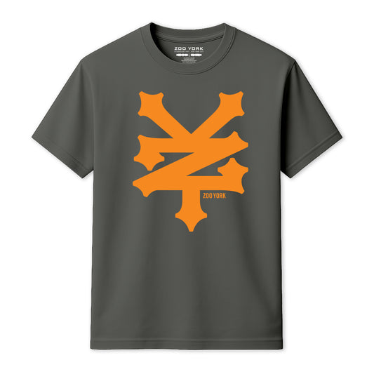 ZOO YORK CRACKERJACK T-SHIRT - LIGHT GRAPHITE
