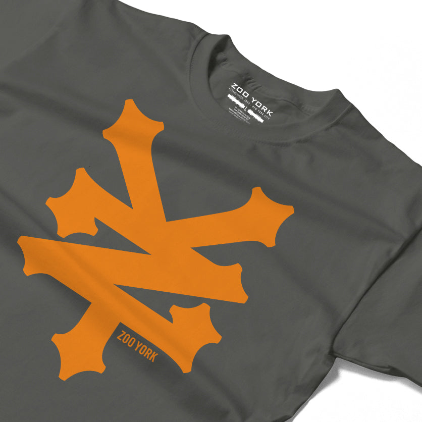 ZOO YORK CRACKERJACK T-SHIRT - LIGHT GRAPHITE
