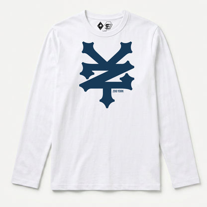 Zoo York Crackerjack Long Sleeve T-Shirt White - front