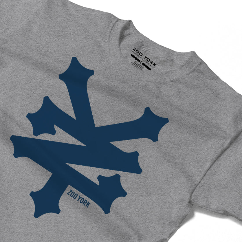 Zoo York Crackerjack T-Shirt Heather Grey - detail
