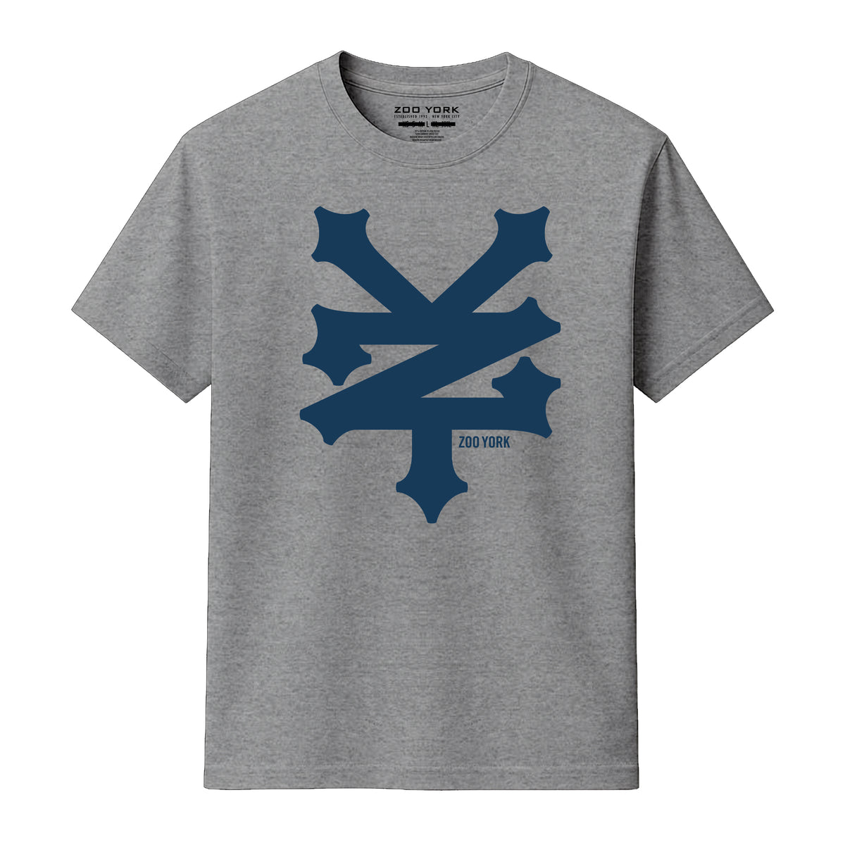Zoo York Crackerjack T-Shirt Heather Grey - front