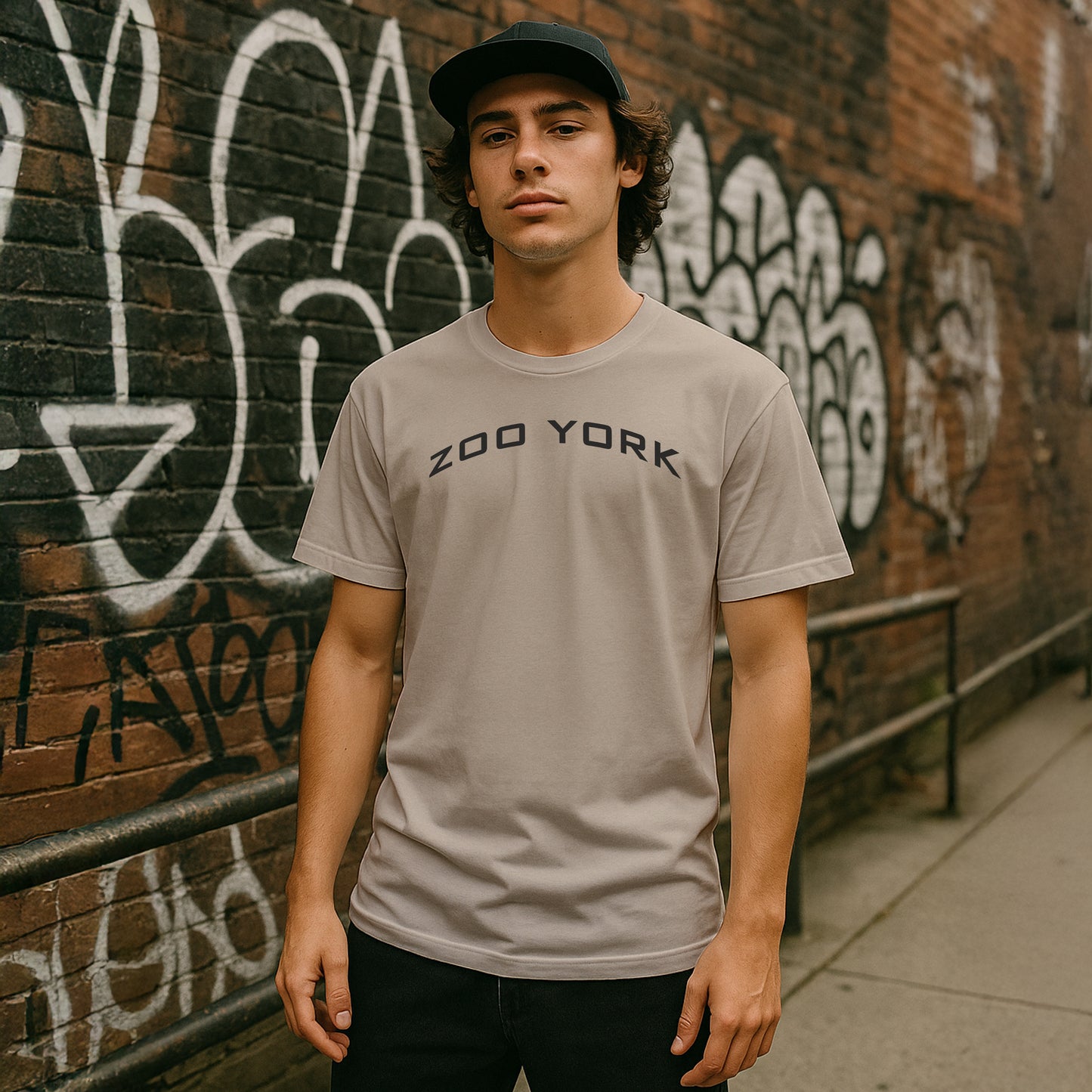 ZOO YORK Y2K ARCH T-SHIRT NATURAL