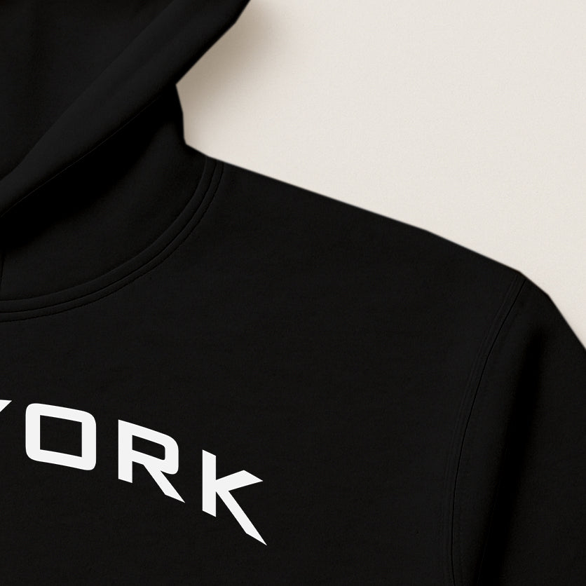 ZOO YORK Y2K ARCH HOODIE BLACK
