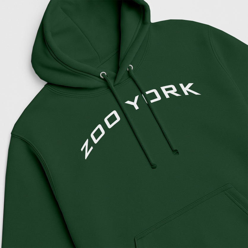 ZOO YORK Y2K ARCH HOODIE LITE BOTTLE GREEN