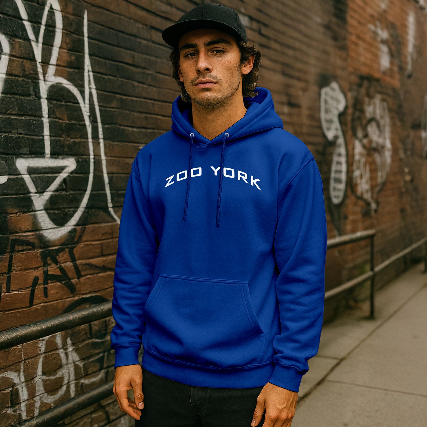 ZOO YORK Y2K ARCH HOODIE ROYAL