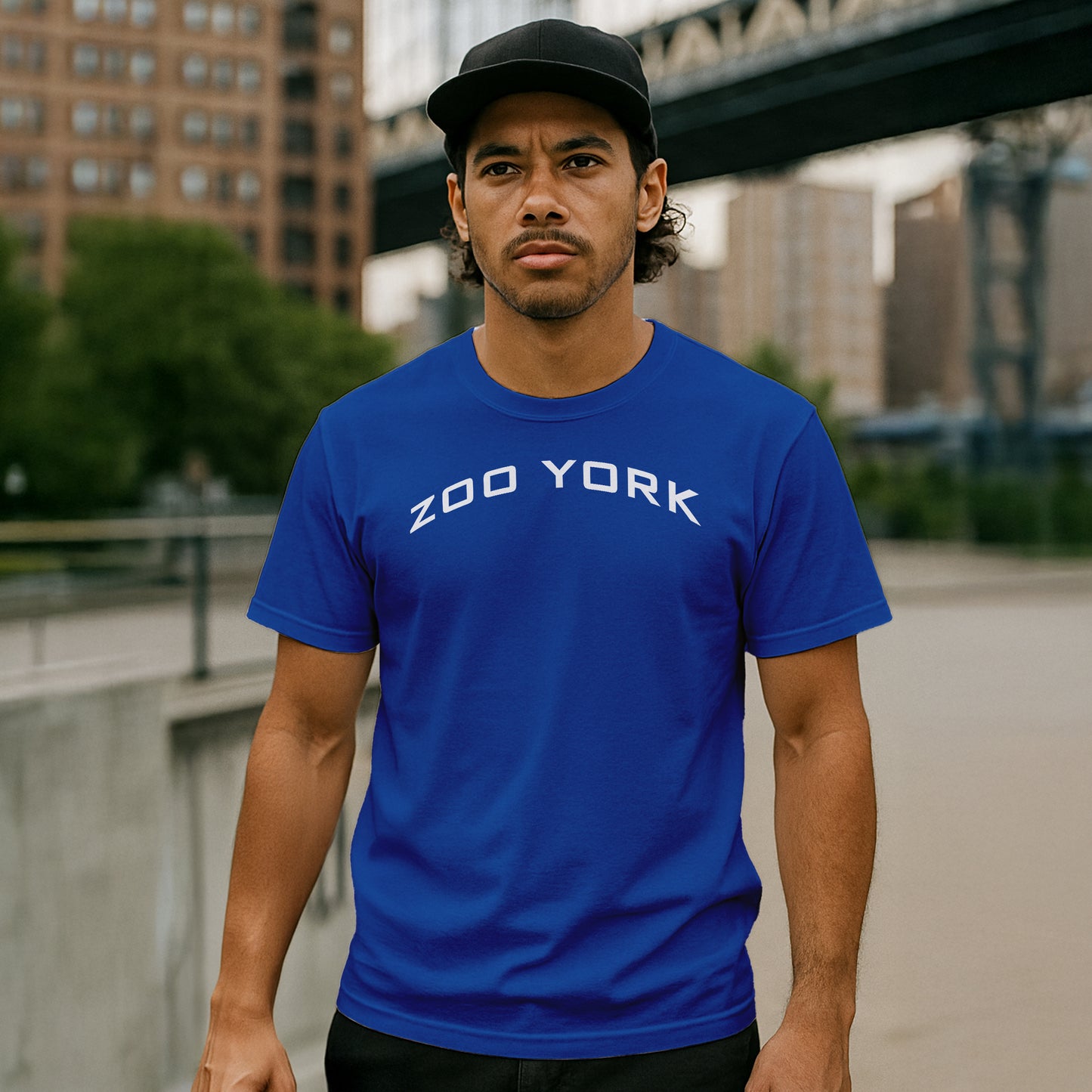 ZOO YORK Y2K ARCH T-SHIRT ROYAL BLUE