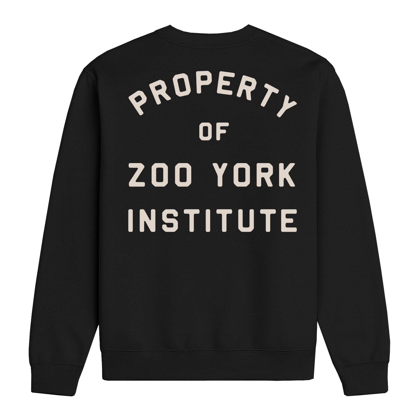 ZOO YORK INSTITUTE CREW SWEAT BLACK