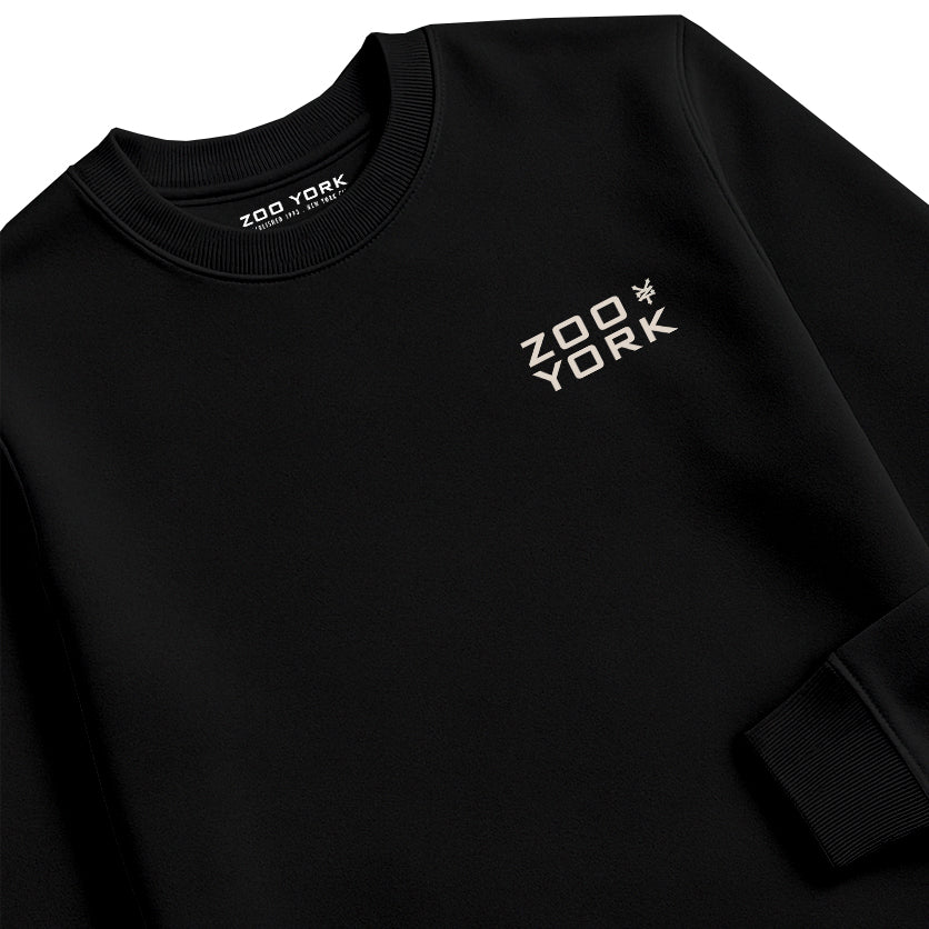 ZOO YORK INSTITUTE CREW SWEAT BLACK