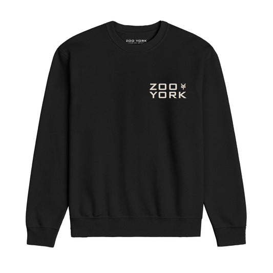 ZOO YORK INSTITUTE CREW SWEAT BLACK