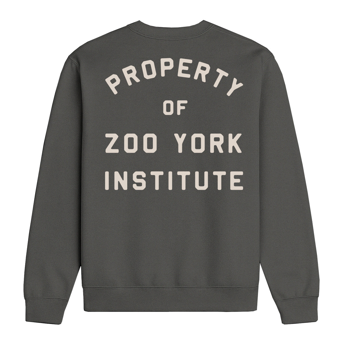 Zoo York Institute Crew Sweat Charcoal