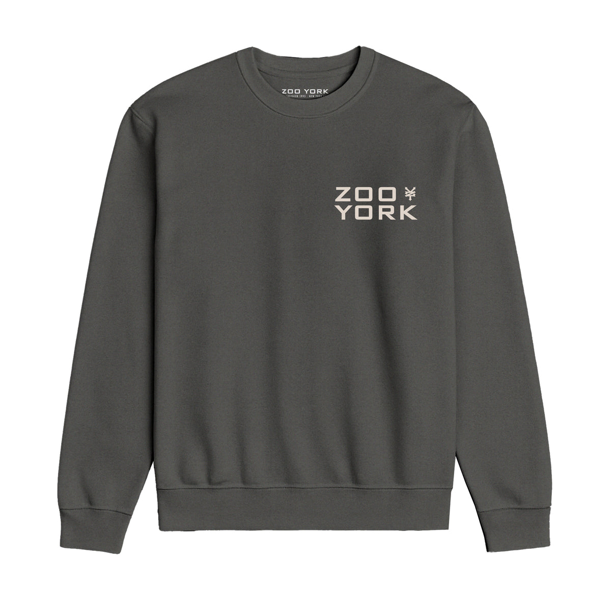Zoo York Institute Crew Sweat Charcoal