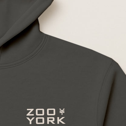 ZOO YORK INSTITUTE HOODIE CHARCOAL