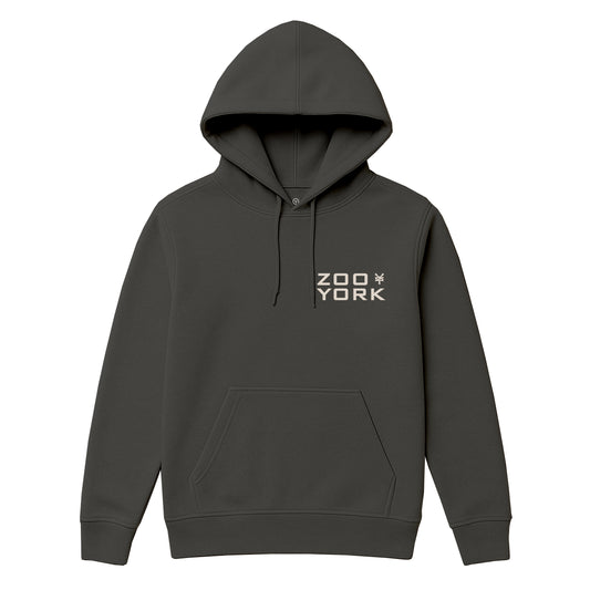 ZOO YORK INSTITUTE HOODIE CHARCOAL
