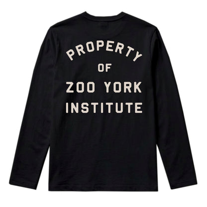 Zoo York Property Long Sleeve T-Shirt Black - back