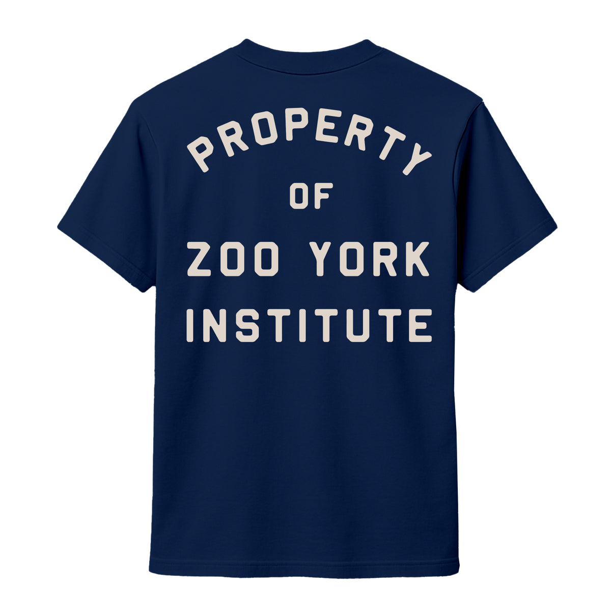 Zoo York Property T-Shirt Navy Blue - back