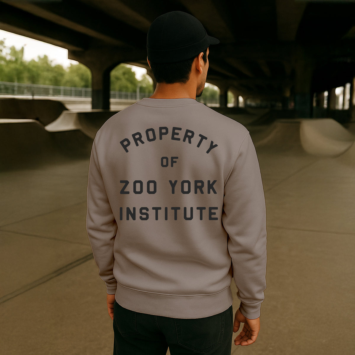 Zoo York Institute Crew Sweat Stone