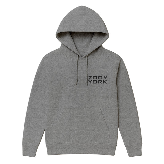 ZOO YORK INSTITUTE HOODIE HEATHER GREY