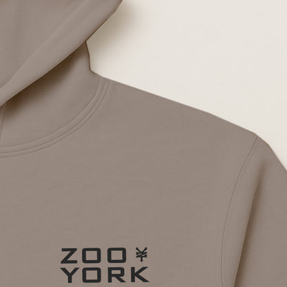 ZOO YORK INSTITUTE HOODIE STONE