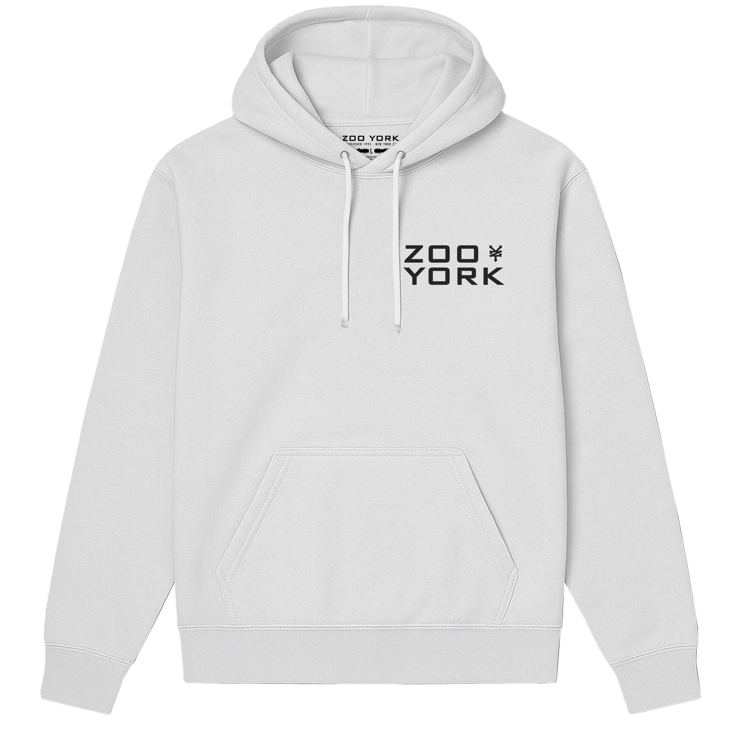 ZOO YORK INSTITUTE HOODIE LITE WHITE