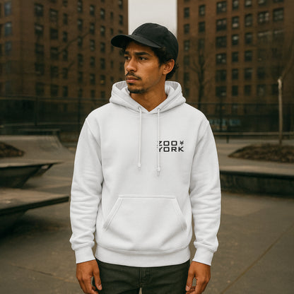ZOO YORK INSTITUTE HOODIE LITE WHITE