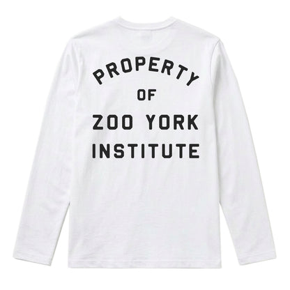 Zoo York Property Long Sleeve T-Shirt White - back